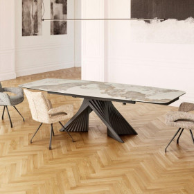 Table avec allonge 180 cm ANGEL
