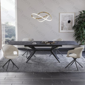 Table avec allonge 180 cm CONFORT-TABLE