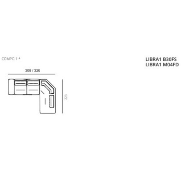 Canapé LIBRA modulable