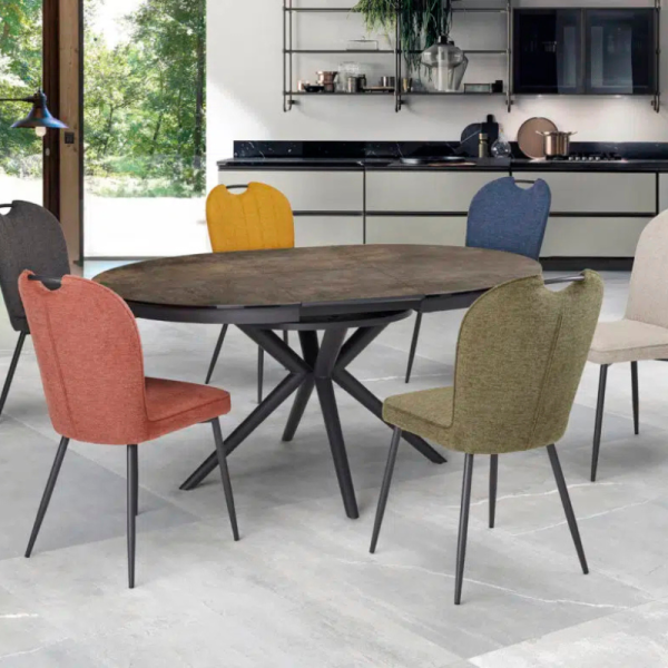 Table céramique Orchidée