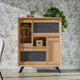 RANGEMENT 4 PORTES - 1 ABATTANT DELTA - CÉRAMIQUE