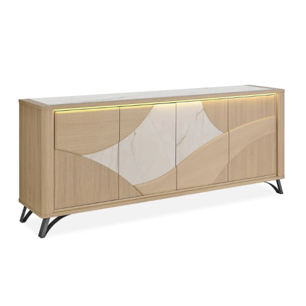 ENFILADE RIVIERA 4 PORTES - 230 CM