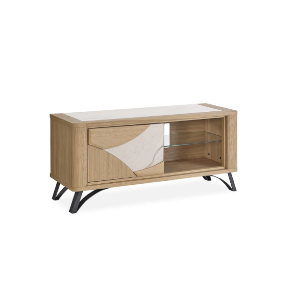 MEUBLE TV RIVIERA 1 PORTE - 120 CM
