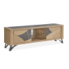 MEUBLE TV RIVIERA 2 PORTES - 175 CM
