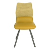 Lot de 4 chaises LINKY Jaune modèle d'exposition