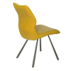 Lot de 4 chaises LINKY Jaune modèle d'exposition