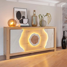 ENFILADE MINERALE 3 PORTES - 170 CM