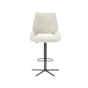 Tabouret de bar FREDO - Pied piston