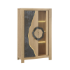 VITRINE MINERALE 2 PORTES