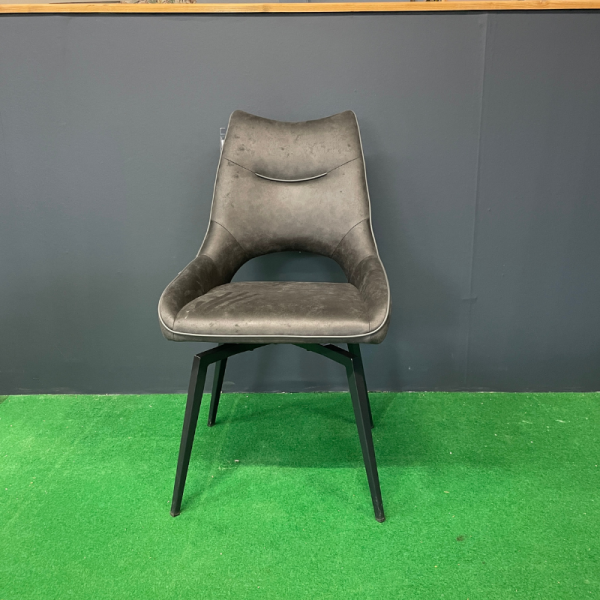 CHAISE FUGACE NOIRE - MODÈLE D'EXPOSITION