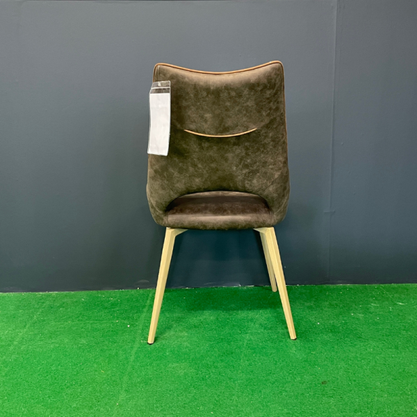 CHAISE FUGACE MARRON - MODÈLE D'EXPOSITION