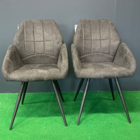 LOT DE 2 CHAISES ASPEN AVEC ACCOUDOIRS - MODÈLE D'EXPOSITION
