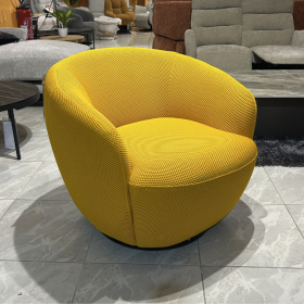 FAUTEUIL KIANO JAUNE - MODÈLE D'EXPOSITION