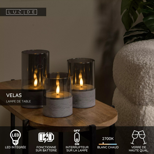 Lampes VELAS lot de 3