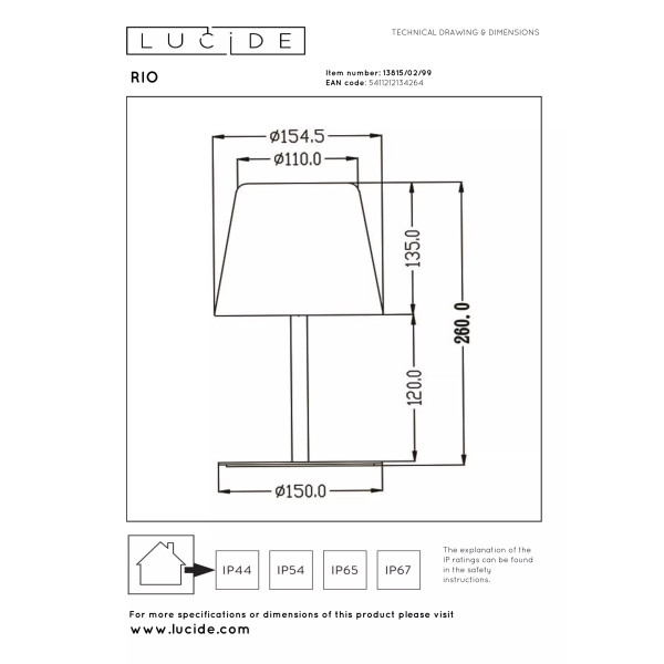 Lampes RIO