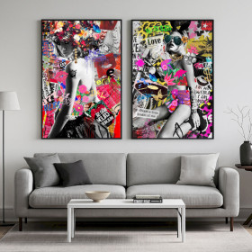 QUADDRO toile cadrée fashion 80x120