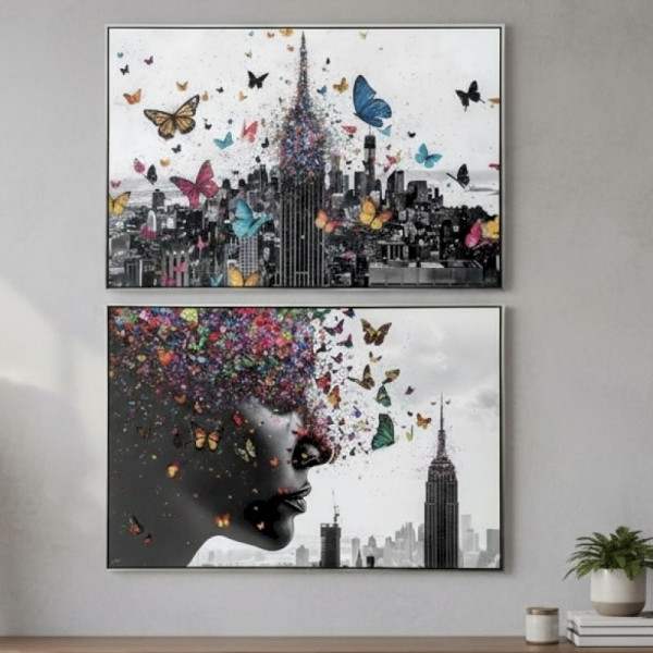 QUADDRO toile encadrée 80x120