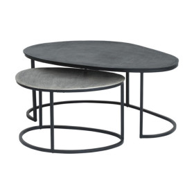 SET DE 2 TABLES BASSES NAPA