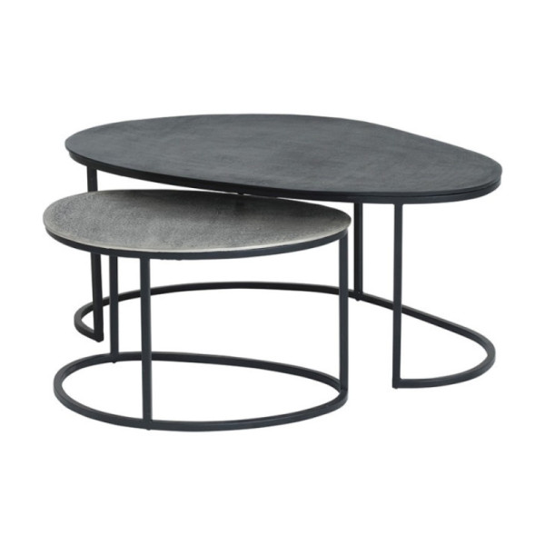 SET DE 2 TABLES BASSES NAPA