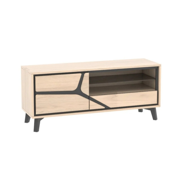 Meuble TV 1 porte 1 tiroir 1 niche NEO