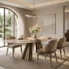 TABLE ATLAS PIED BRONZE