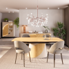 TABLE OVALE EXTENSIBLE NELSON - 180 CM