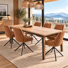 TABLE EXTENSIBLE AURORA - 200 - 250 CM