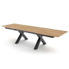 TABLE EXTENSIBLE COLOSSUS PIED X - 200 - 340 CM
