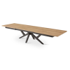 TABLE EXTENSIBLE COLOSSUS PIED X - 220 - 360 CM