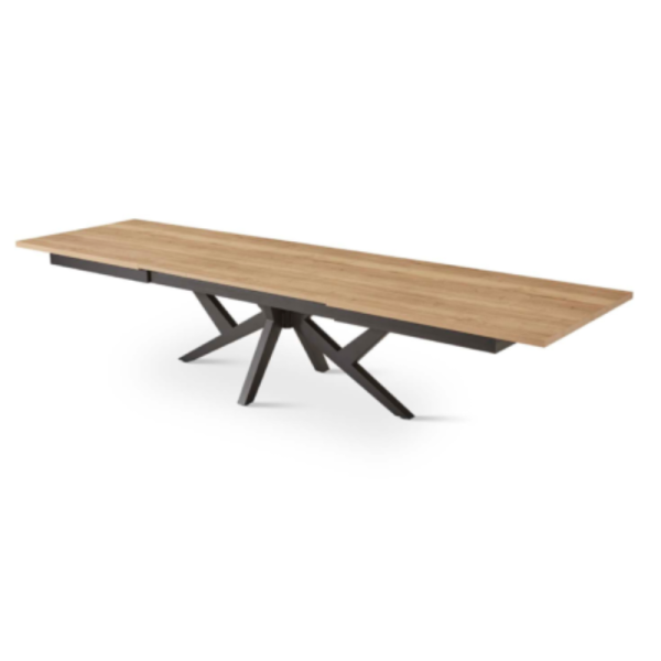 TABLE EXTENSIBLE COLOSSUS PIED X - 240 - 380 CM