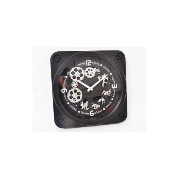 TIMES horloge rouages 60cm - Modèle d'exposition