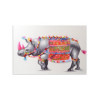 Tableau Rhinocéros pompoms - Exposition