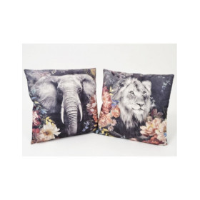 Coussins LION & ELEPHANT SWEET-HOME 45x45 - Exposition