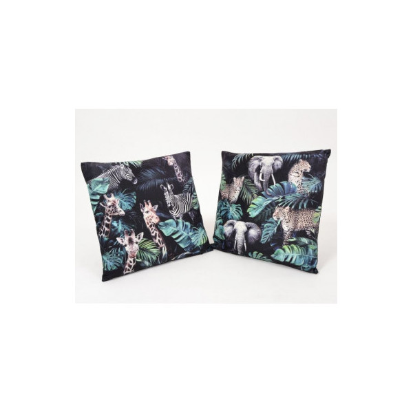 Coussins JUNGLE SWEET-HOME 45x45 - Exposition