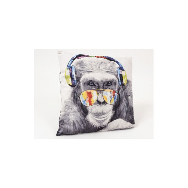 Coussins MONKEY SWEET-HOME 45x45 - Exposition