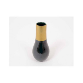 Vase vert/or AZELIE - Modèle d'exposition