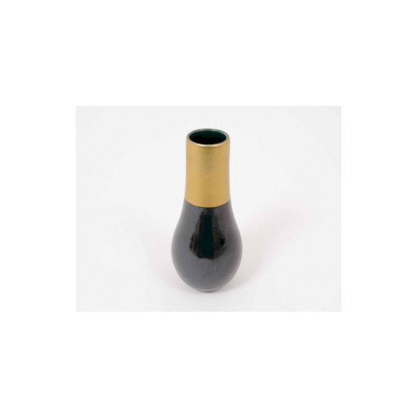 Vase vert/or AZELIE - Modèle d'exposition