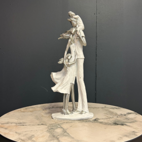 SCULPTURE ROMANCE FAMILLE - MODÈLE D'EXPOSITION