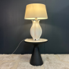 LAMPE BLANCHE COROLLE - MODÈLE D'EXPOSITION