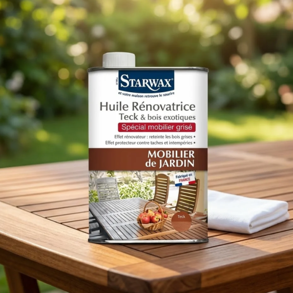 HUILE RÉNOVATRICE TECK & BOIS EXOTIQUES - STARWAX