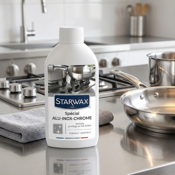 NETTOYANT SPÉCIAL ALU-INOX-CHROME - STARWAX