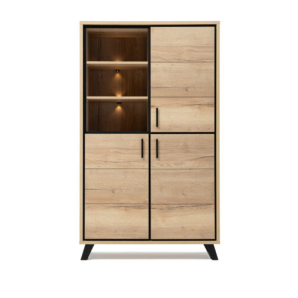 VITRINE 3 PORTES - 3 NICHES ALBERTA